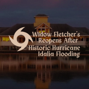 widow fletcher's reopens after hurricane idalia flooding